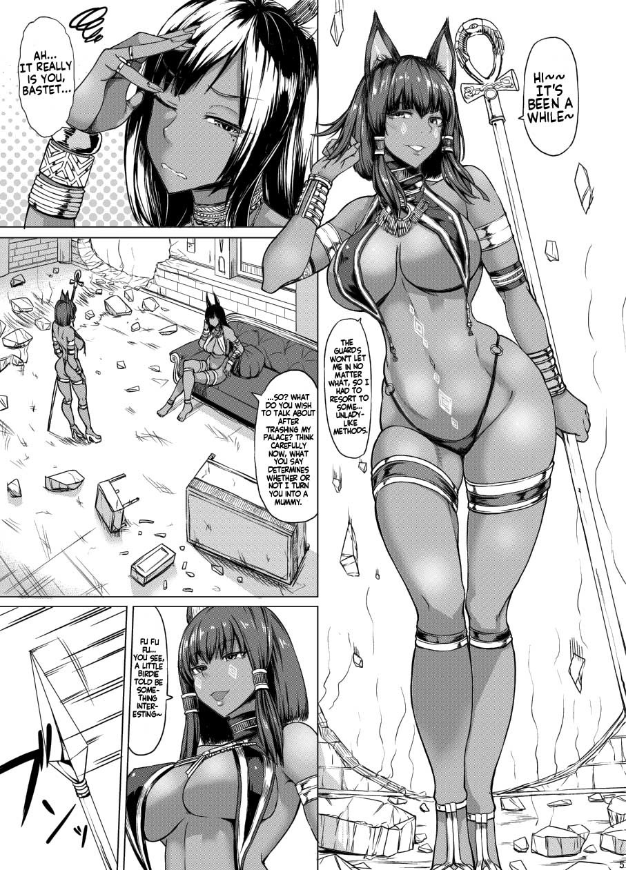 Hentai Manga Comic-Bastet God and Anubis God-Read-3